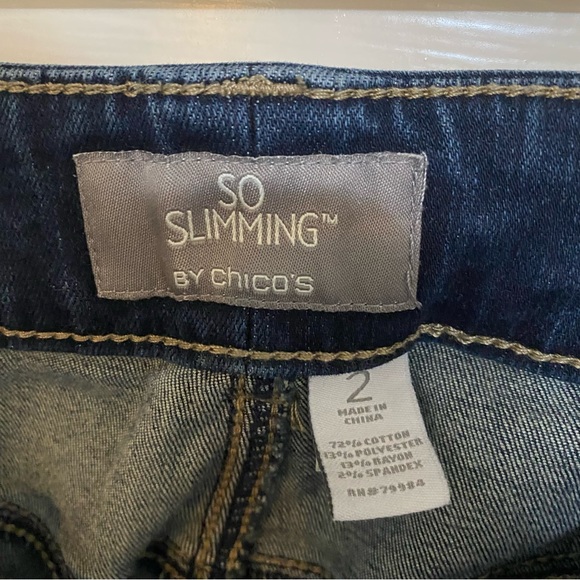 Chico's So Slimming Cropped Jeans - Picture 3 of 4